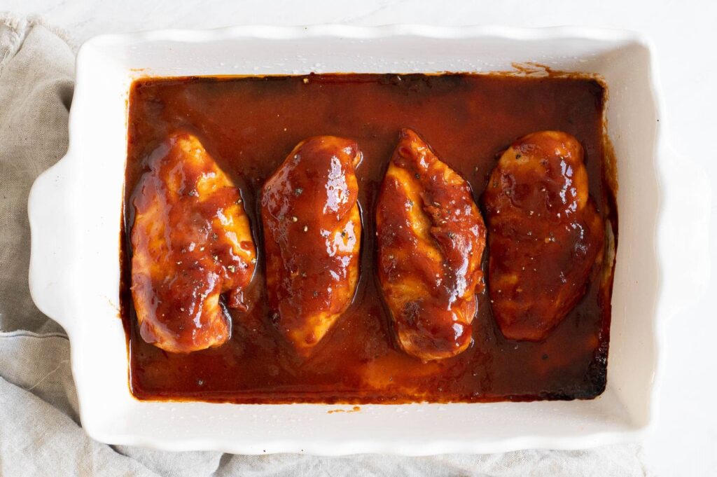 Oven-Baked Barbecue Chicken Breast
