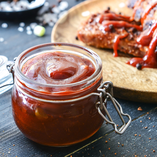 Recipe for hot and spicy BBQ sauce.