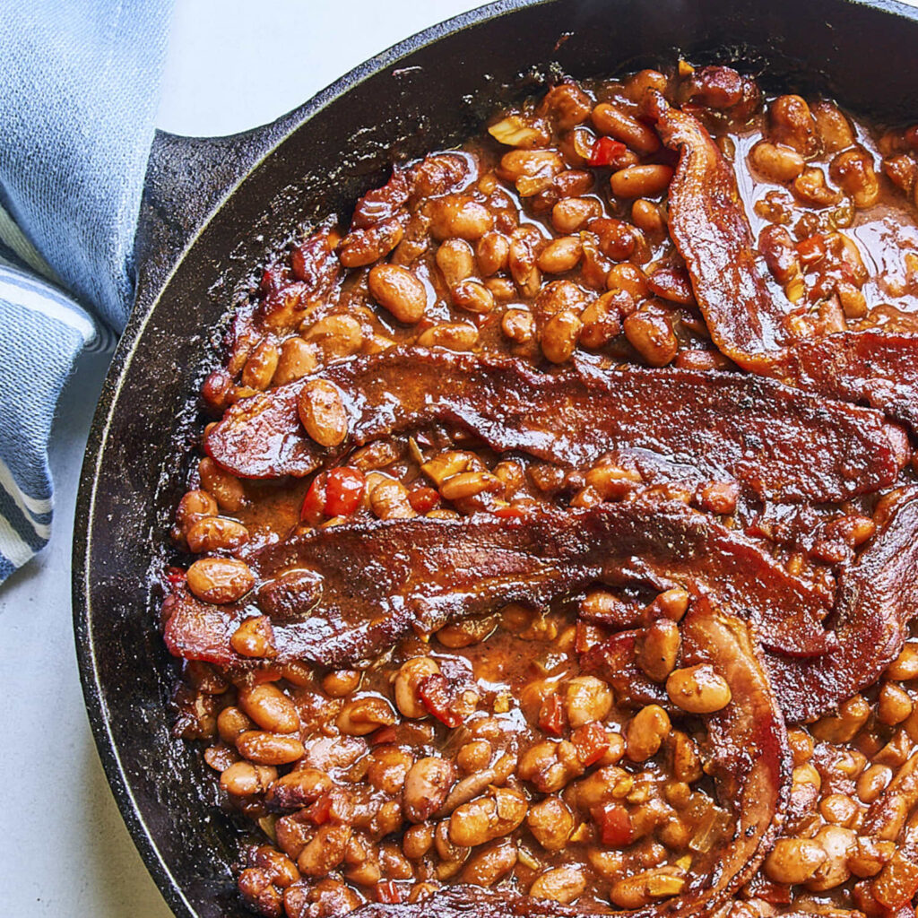Making BBQ Baked Beans Recipe