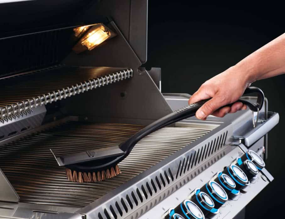 Safe choices for grill cleaning without using brushes: Natural Fiber Brushes 