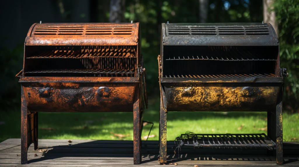 Rust removal tutorial for BBQ grills
