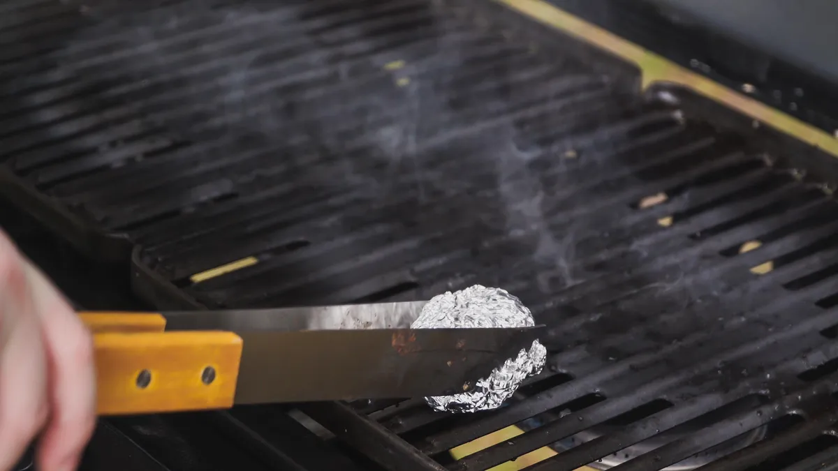 DIY methods to clean a grill without a brush