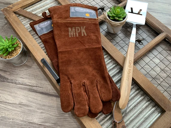 Leather BBQ glove maintenance and cleaning
