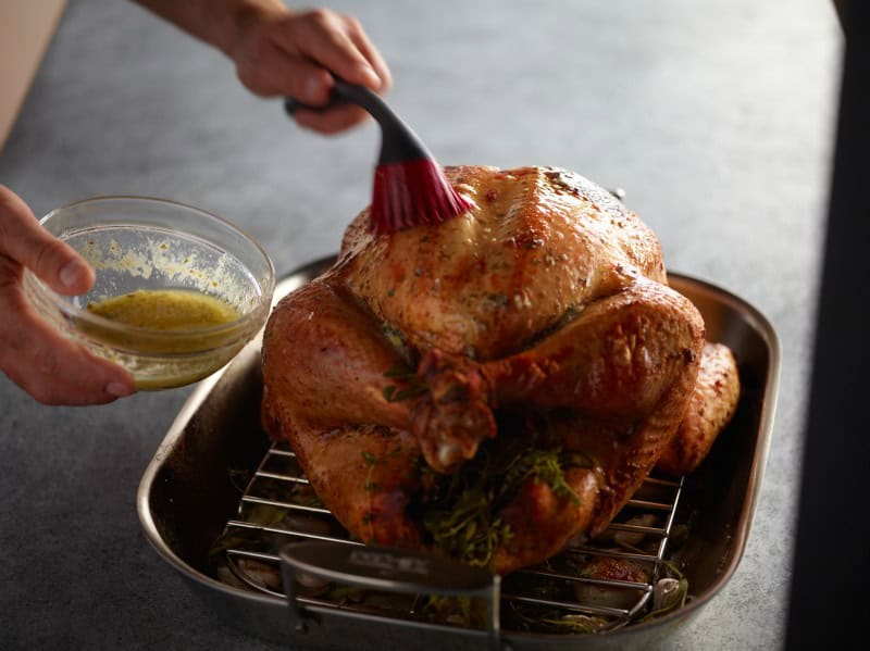 Steps to Baste a Turkey: