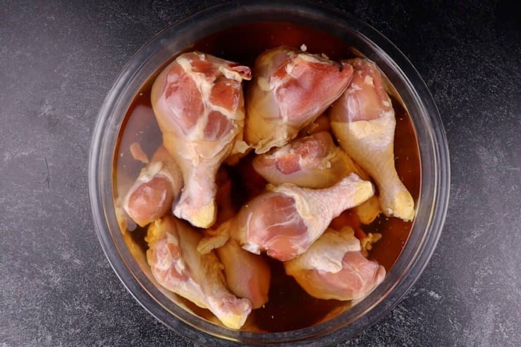 Brining the Chicken Legs (Optional but Recommended)