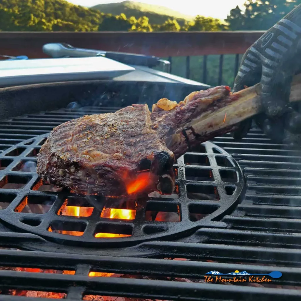 the Process of Cooking a Tomahawk Steak