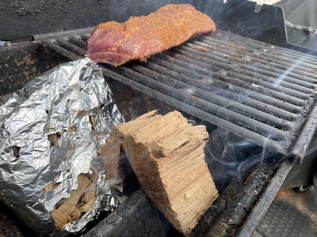 Setting Up the Smoker for smoke ribs