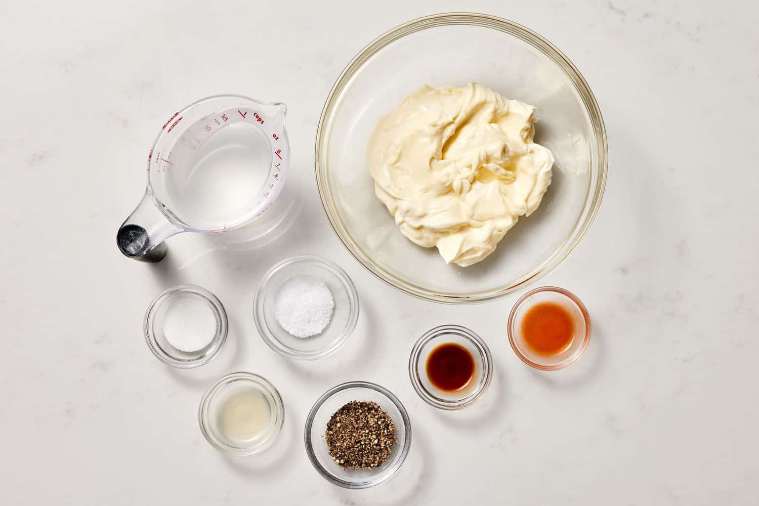 ingredients you'll need to make this delicious Alabama White BBQ Sauce