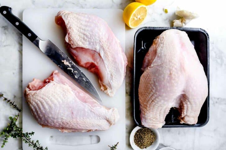 Prepping the Turkey Breasts