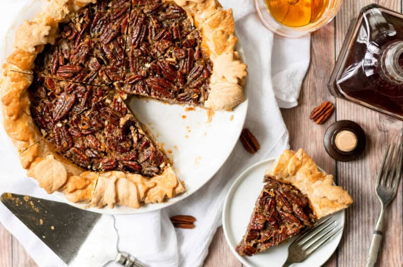 How to Make Smoked Pecan Pie with Bourbon Sauce