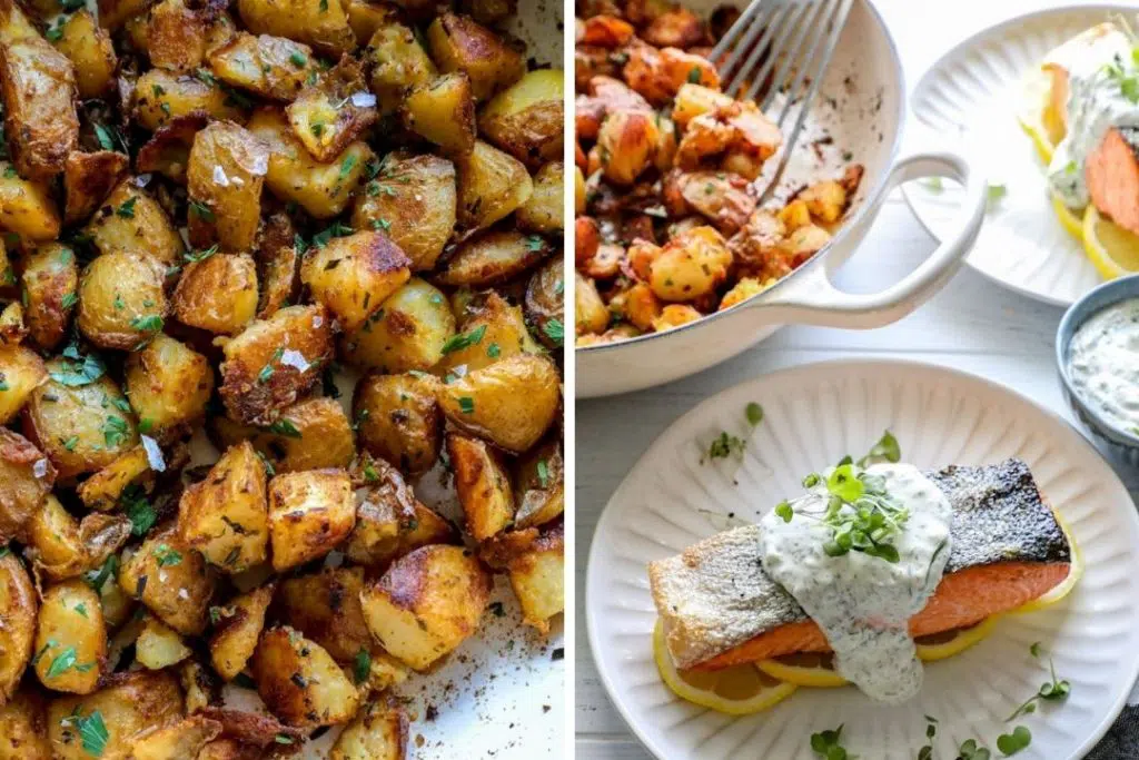 Serving Suggestions for BBQ Garlic and Herb Roasted Potatoes