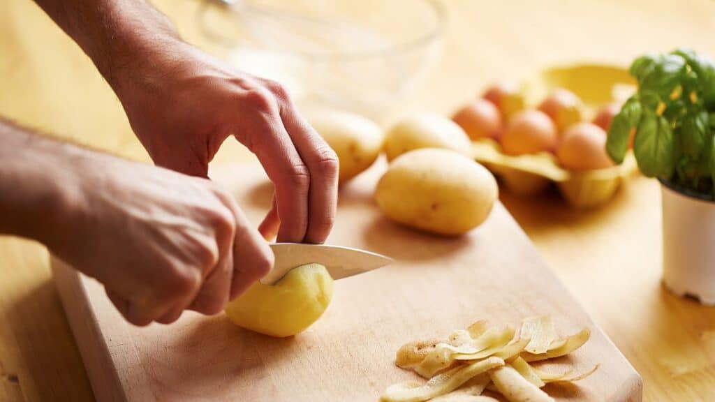 Prepping the Potatoes